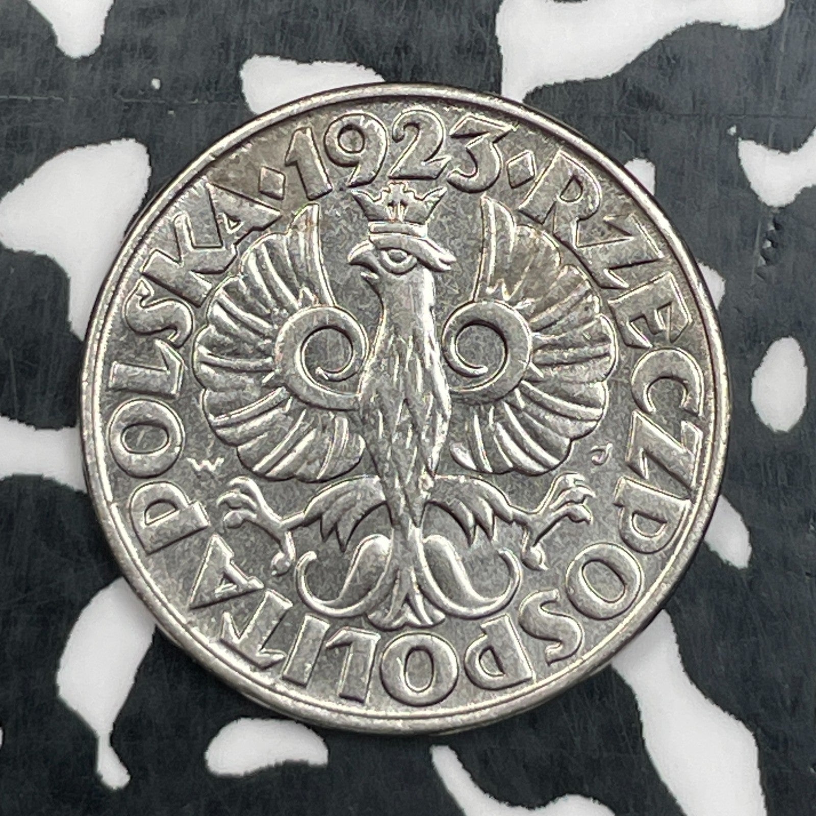 1923 Poland 20 Groszy Lot#N2472 High Grade! Beautiful!