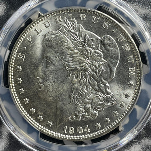 1904-O U.S. $1 Morgan Dollar PCGS MS63 Lot#G406 Silver! Choice UNC!