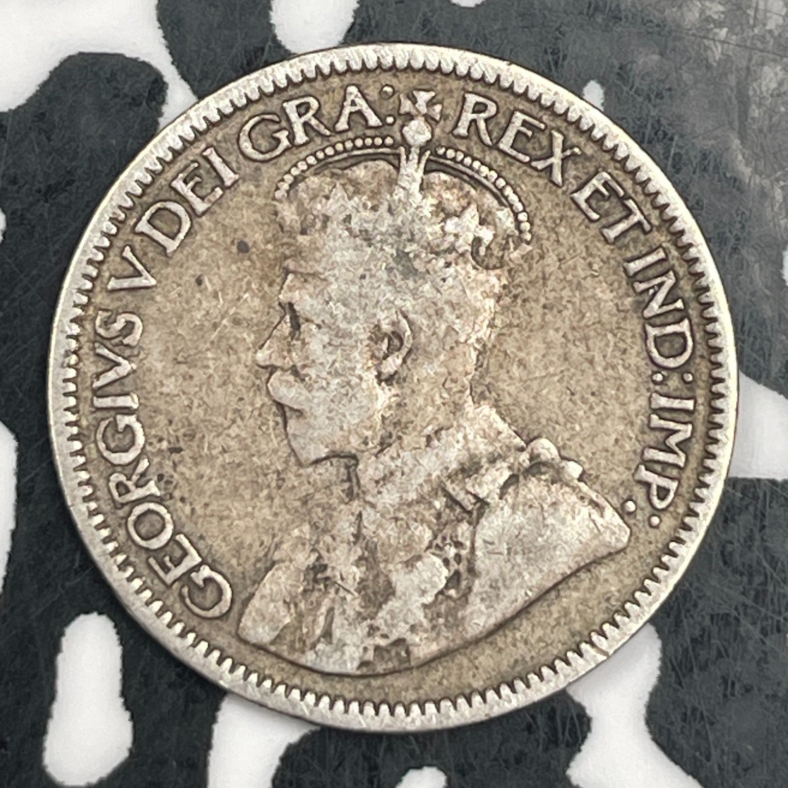 1917-C Newfoundland 10 Cents Lot#F5289 Silver!