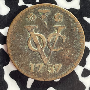 1737 Netherlands East Indies West Friesland 1 Duit Lot#T7455