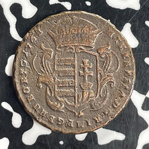1763 Hungary 1 Denar Lot#T8106 KM#375.2