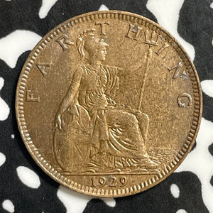 1929 Great Britain Farthing Lot#E5085 High Grade! Beautiful!