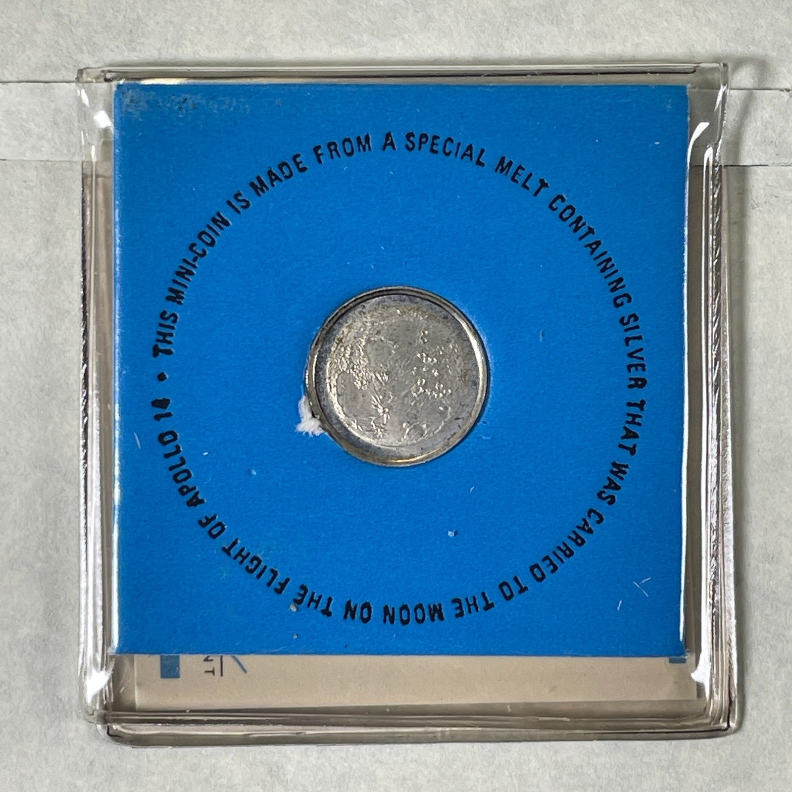 1971 U.S. Franklin Mint Apollo 14 Carried Silver Coin Lot#B3120 Silver!