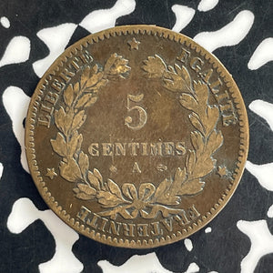 1872-A France 5 Centimes Lot#C1249