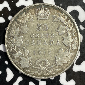 1919 Canada 50 Cents Lot#E2144 Silver!