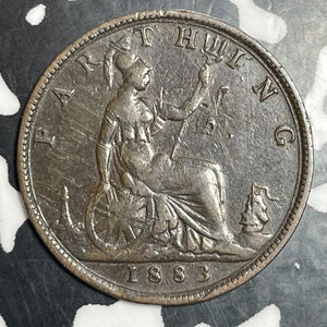 1883 Great Britain Farthing Lot#T2891
