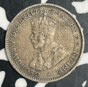 1936 Australia 3 Pence Threepence Lot#T3325 Silver!
