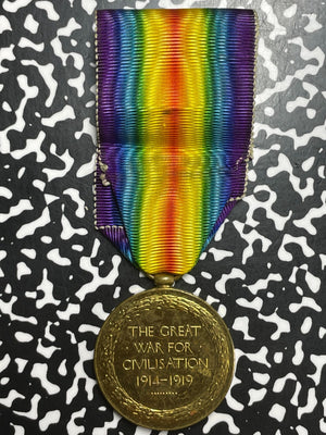 (1914-19) U.S. WWI War For Civilization Service Medal Lot#OV1530 36mm, W/ Ribbon