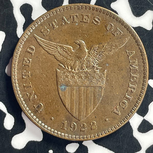 1922 U.S. Philippines 1 Centavo Lot#T9122