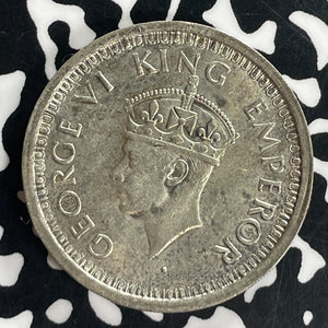 1944 India 1 Rupee Lot#T8046 Silver! High Grade! Beautiful!