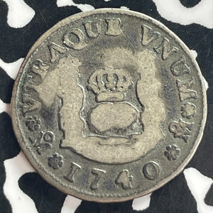 1740-Mo Mexico 1 Real Lot#T7929 Silver!