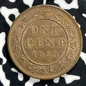 1859 Canada Large Cent Lot#JM9824 High Grade! Beautiful!