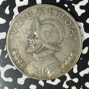 1931 Panama 1 Balboa Lot#JM9405 Large Silver! Nice!