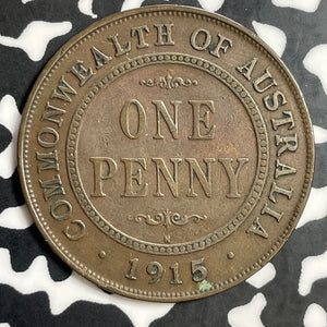 1915 Australia 1 Penny Lot#E9082