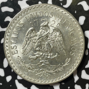 1944 Mexico 1 Peso Lot#E5024 Silver! High Grade! Beautiful!