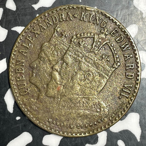 1902 Great Britain Edward Coronation Medal Lot#T2877
