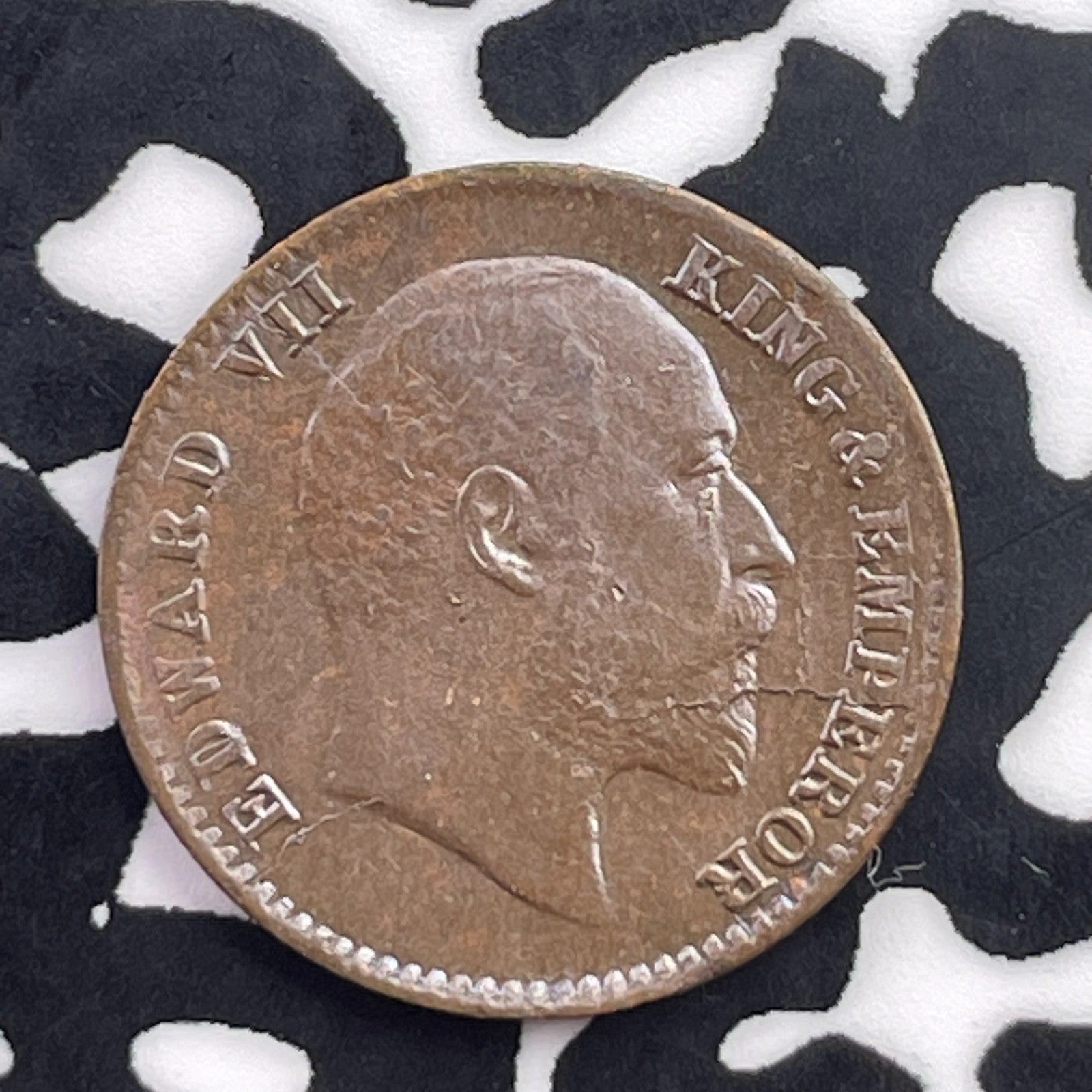 1907 India 1/12 Anna Lot#C5630 High Grade! Beautiful!