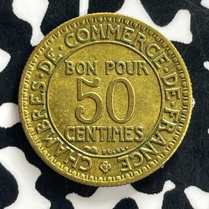 1926 France 50 Centimes Lot#C1282 High Grade! Beautiful!