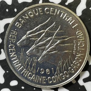 1961 Central African Republic 50 Francs Lot#E4758 Essai