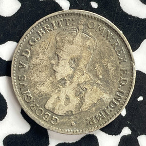1922 Australia 3 Pence Threepence Lot#C0751 Silver!