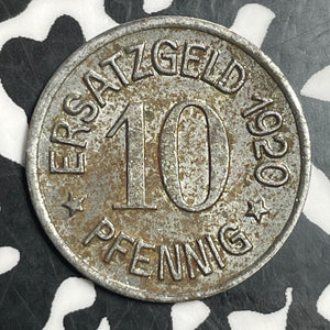 1920 Germany Zeitz 10 Pfennig Notgeld Lot#T2709