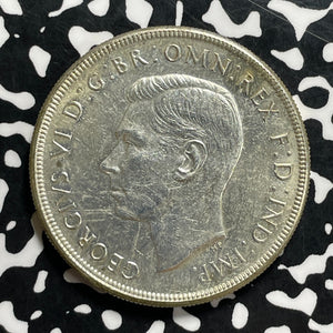 1937 Australia 1 Crown Lot#JM9959 Large Silver! High Grade! Beautiful!