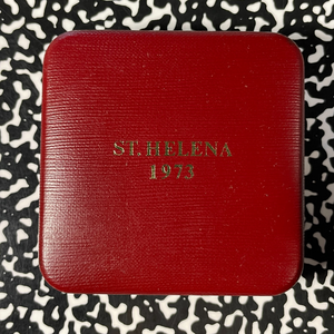 1973 St. Helena East India Co. Tercentenary 25 Pence Lot#B2832 Silver! Proof!