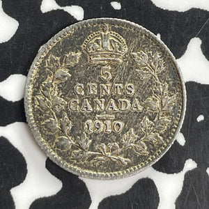 1910 Canada 10 Cents Lot#T8125 Silver! Nice!