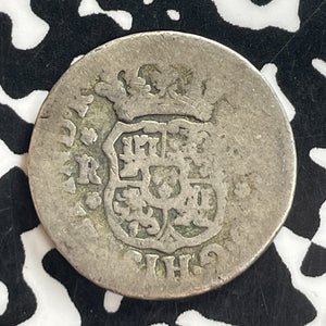 1749-Mo Mexico 1 Real Lot#T7638 Silver! Low Grade