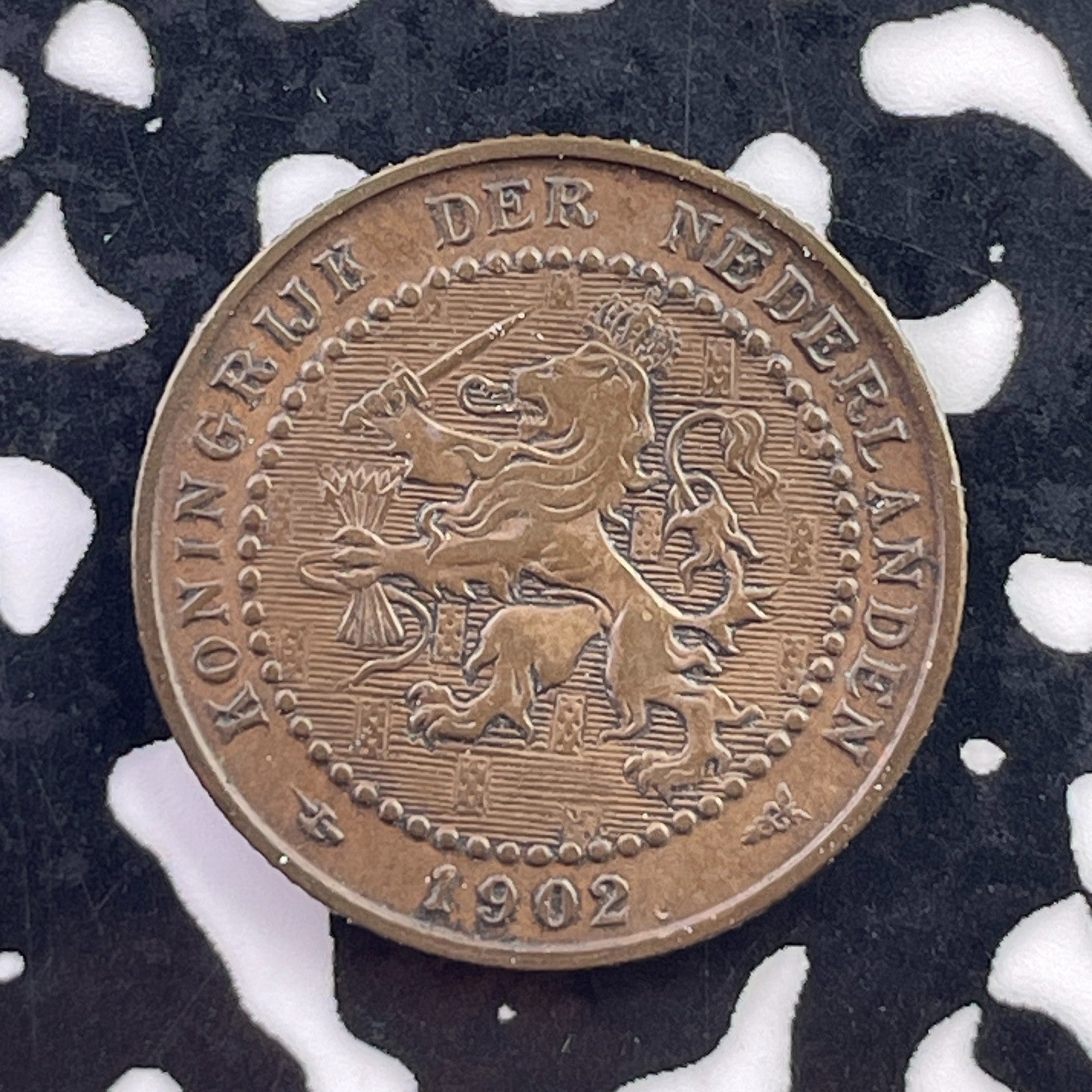 1902 Netherlands 1 Cent Lot#C6009