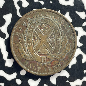 1844 Bank of Lower Canada Montreal 1/2 Penny Token Lot#T9253