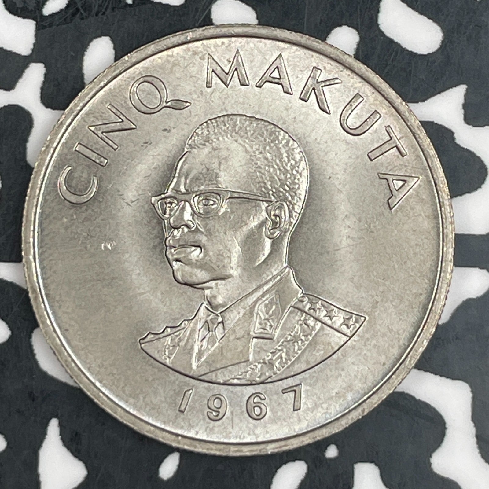 1967 Congo 5 Mawtas Lot#F7660 High Grade! Beautiful!