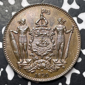 1890-H British North Borneo 1 Cent Lot#JM8975 High Grade! Beautiful!