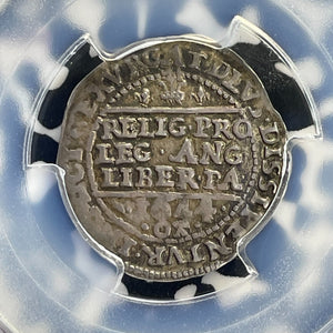 1644 G.B. Charles I 4 Pence Groat PCGS AU50 Lot#G944 Silver! S-2985 Oxford