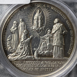 (1923) Vatican City St. Thomas & Aquinas 600th Anni. Medal PCGS SP62 Lot#GV8573