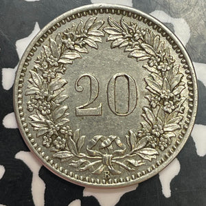 1883-B Switzerland 20 Rappen Lot#T2499 Nice!