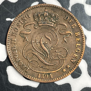 1894 Belgium 1 Centime Lot#T2777