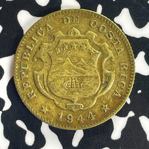 1944 Costa Rica 25 Centimos Lot#T8807
