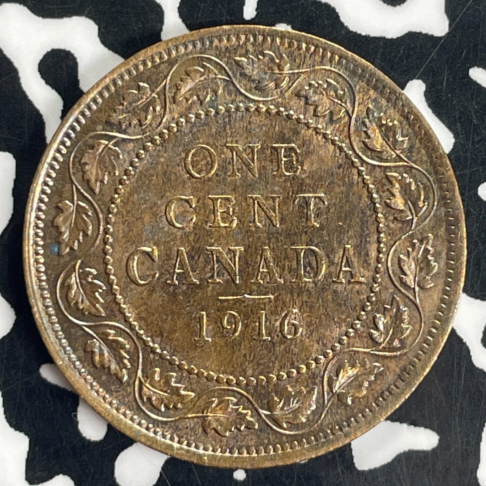 1916 Canada Large Cent Lot#T8405 High Grade! Beautiful!