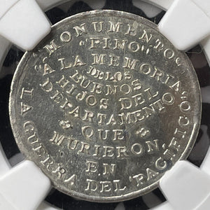 U/D Peru Puno Department War Of The Pacific Monument Medal NGC MS64 Lot#G8263