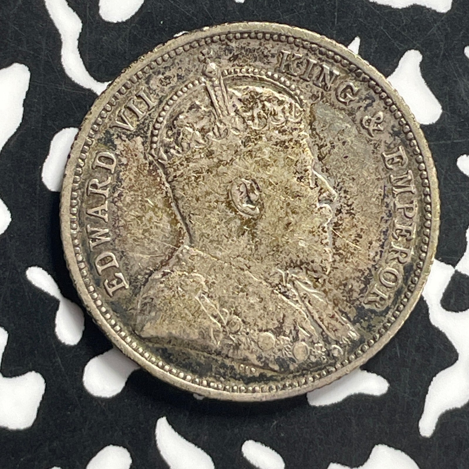 1906 East Africa & Uganda 50 Cents Lot#JM9614 Silver! Nice! Scarce!