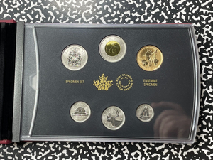 2015 Canada 6x Coin Specimen Set Lot#B2147 With Case & C.O.A. Blue Jay