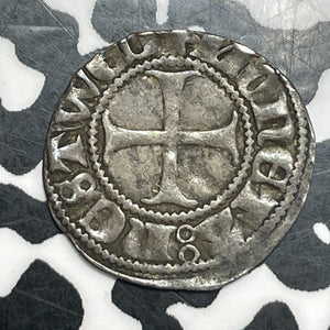 (1405-1420) Denmark Erik Of Pomerania AR Sterling Lot#JM9452 Silver! Nice!