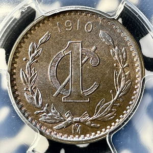 1910-Mo Mexico 1 Centavo PCGS MS64BN Lot#G9835 Choice UNC!