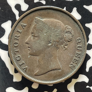 1845 Straits Settlements 1 Cent Lot#T5692