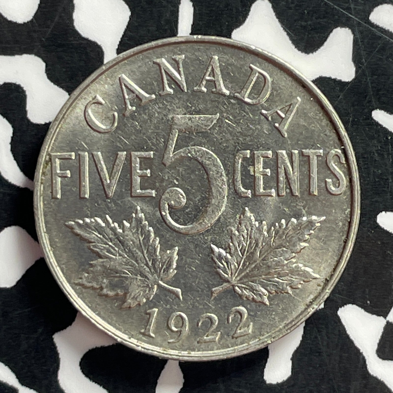 1922 Canada 5 Cents Lot#C2324 Nice!
