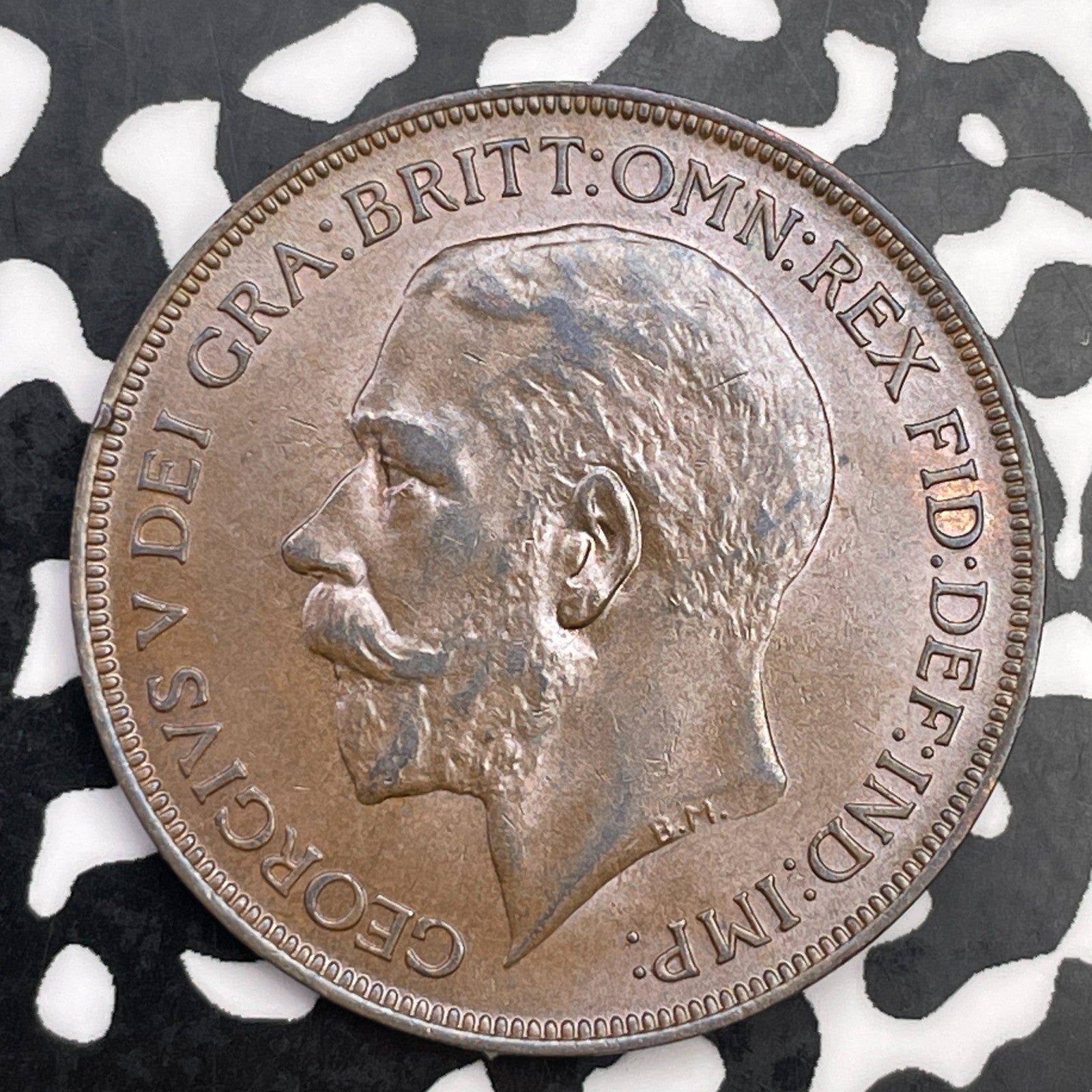 1921 Great Britain 1 Penny Lot#F3368 High Grade! Beautiful!