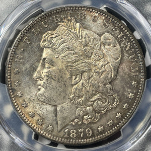 1879-S U.S. $1 Morgan Dollar PCGS MS62 Reverse Of 1878 Lot#G8829 Silver! Scarce!