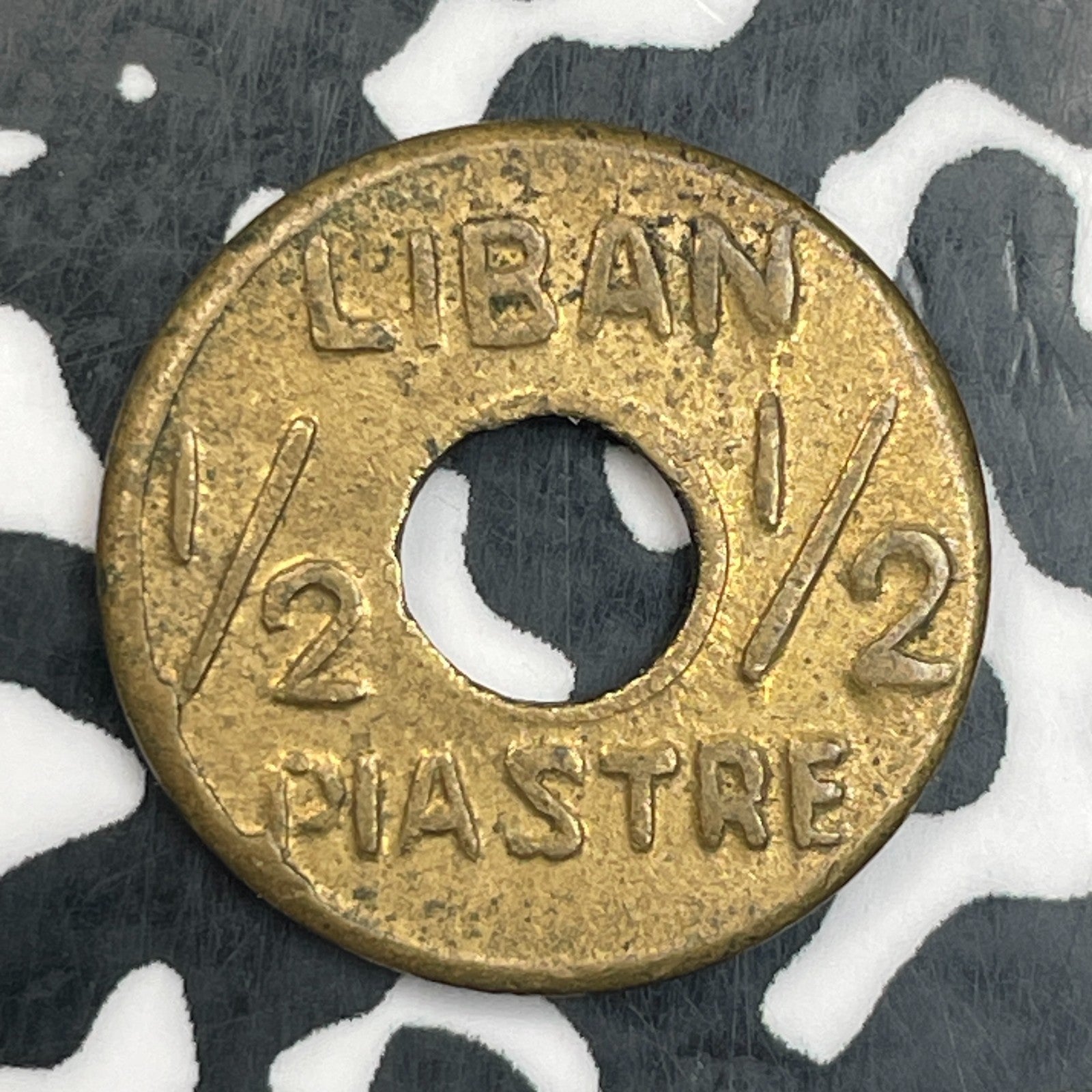 (1941) Lebanon 1/2 Piastre Lot#N0007