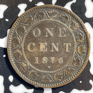 1876-H Canada Large Cent Lot#E3739